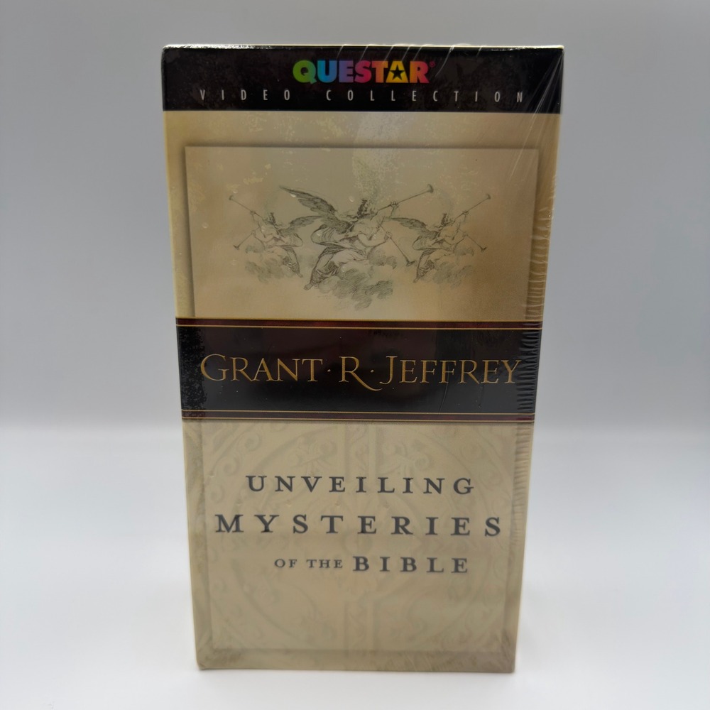 Grant R Jeffrey Unveiling Mysteries of the Bible VHS Set Questar New Sealed
